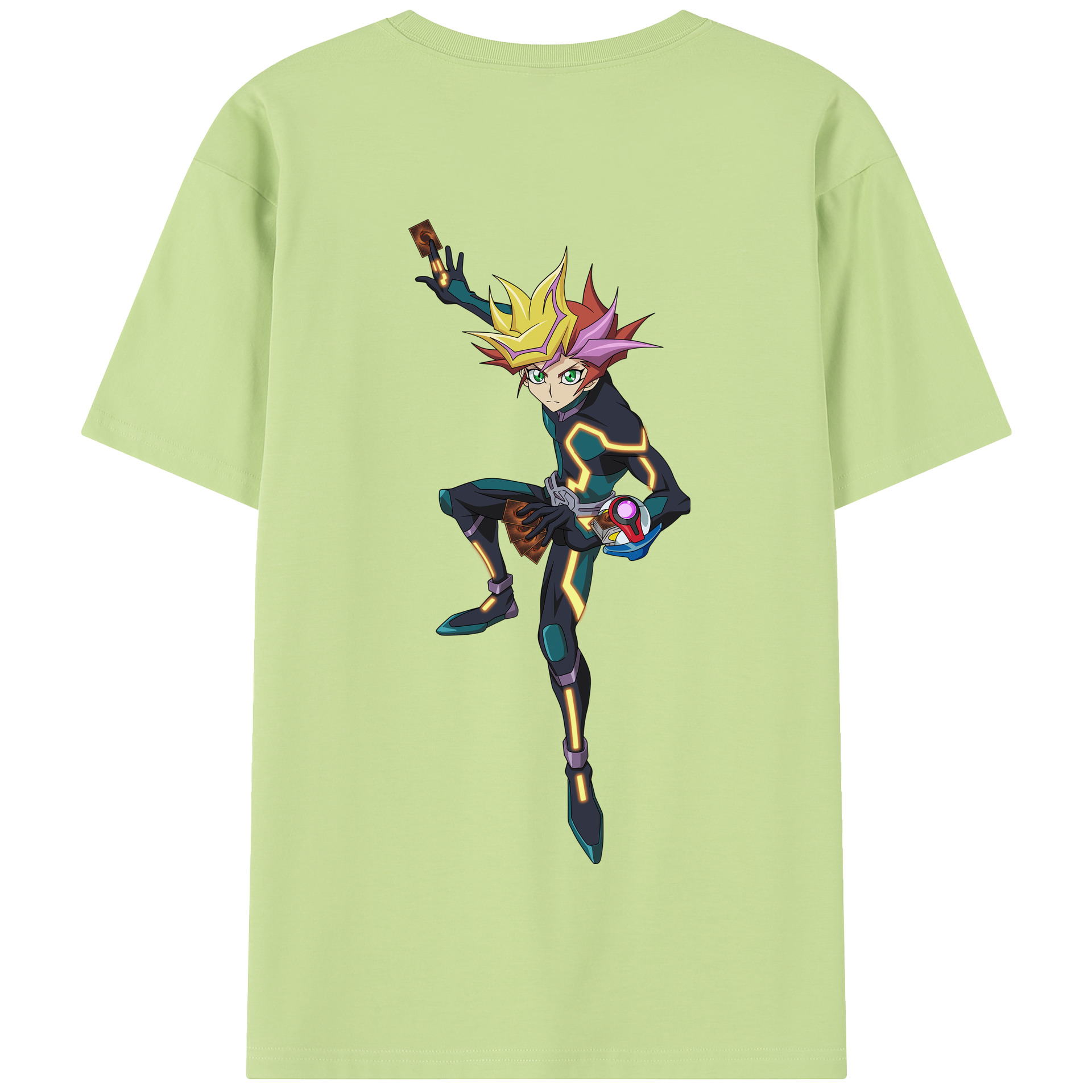 （画像用） 遊☆戯☆王 Yu-Gi-Oh! 綿100％半袖Tシャツ（背面プリント）